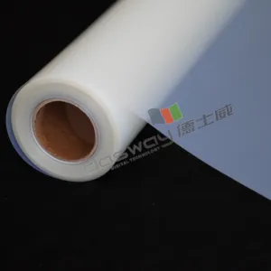 Deshiwei Wholesale Good Quality 31cm*30/50m in Rolls 100um Milky Waterproof Translucent Inkjet PET Film for Silk Screen Printing