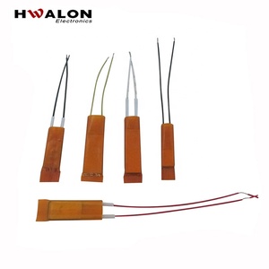 Éléments chauffants en <span class=keywords><strong>céramique</strong></span> PTC 12v 105-280 ℃   Thermistance avec film isolant en polyimide, <span class=keywords><strong>résistance</strong></span> <span class=keywords><strong>chauffante</strong></span> pour lisseur de cheveux - Product Image 4