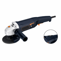 Meuleuse d'angle à vitesse variable 1050W Professionnelle 115mm Disque de ponçage 50/60Hz 1-11000 tr/min Interrupteur à verrouillage Métallurgie
