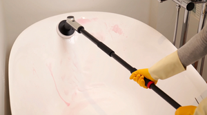 Nettoyeur électrique sans fil, <span class=keywords><strong>kit</strong></span> de brosses de <span class=keywords><strong>nettoyage</strong></span> 6 en 1 avec manche long réglable pour la salle de bain - Product Image 3