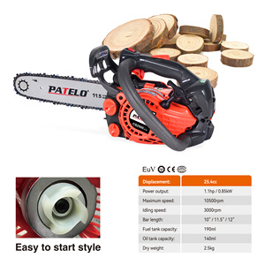 Dễ dàng khởi động xăng mini nhỏ bé Chainsaw chuyên nghiệp 2511 25cc 2500 top-xử lý Chain Saw 2500es TUV CE patelo rinhope - Product Image 3
