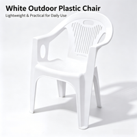 Chaises de salle à manger d'extérieur modernes empilables épaissies populaires à prix abordable pour adultes – Chaises en plastique
