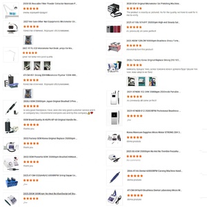 Scatola Macchina per Fresatura e Rettifica da Laboratorio Odontotecnico 2028J OEM con Manipolo 105L da 40000 Giri/min Micromotori Strong 210 Fresa Professionale per Unghie - Product Image 5