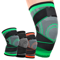 Light Breathable Neoprene Knee Guard Compression Basketball Knee Sleeve Elbow Pad Set Adjustable Strap Unisex Training