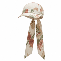 Casquette de baseball vintage en sergé floral 100 % coton, style chic français rétro, chapeau de soleil d'été pour femme, accessoires de plage et d'extérieur bohèmes