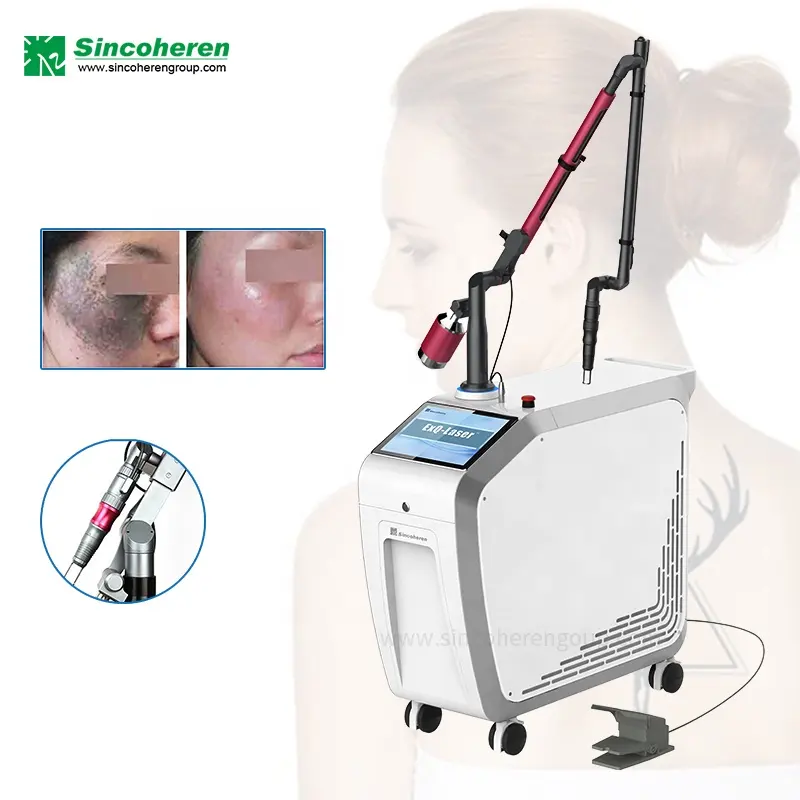 Med 1064 q switched nd yag laser máquina para remoção de tatuagens e remoção da pigmentação