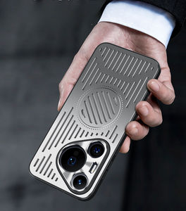Convient pour Huawei Pura 80 Pro Shell Metal Cooling Mobile Phone case Pura70 Magnetic P60Pro Breathable P50 Protective Cover - Product Image 6