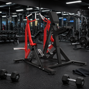 Macchina <span class=keywords><strong>per</strong></span> l'allenamento della schiena con telaio in acciaio rinforzato e carico a piastre, <span class=keywords><strong>per</strong></span> uso commerciale in <span class=keywords><strong>palestra</strong></span>, con funzione di remo isolaterale da seduti - Product Image 6