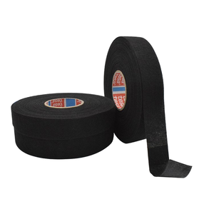 Tesa 51025 Original Black PET Cloth Tape Polyester Rubber Adhesive Paper & Film for Wire Harness