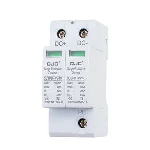 QJC 1P 2P 3P 4P DC 20ka 40KA 500V DC PV SPD Energie Gleichstrom Überspannungsschutzvorrichtung elektrische Überspannungsschutzvorrichtung Halter