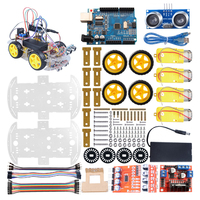 Placas y kits de desarrollo de programación C/C ++ personalizados de fábrica, Kit de inicio electrónico, Kit de Robot DIY 328, Hardware de código abierto