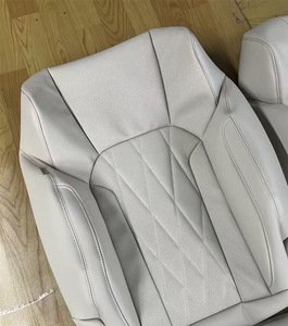 <span class=keywords><strong>Coprisedili</strong></span> Premium in Pelle Originale con Motivo a Rete Diamantata <span class=keywords><strong>per</strong></span> Toyota Land Cruiser 200 2016 DOS - Product Image 3