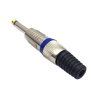 Enchufe <span class=keywords><strong>mono</strong></span> de doble núcleo de metal, micrófono, amplificador, enchufe de consola de mezcla de audio - Product Image 3
