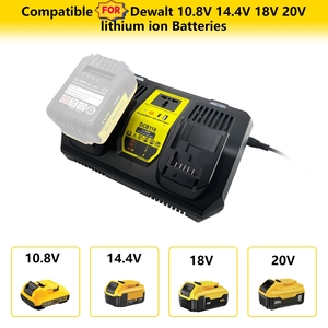 <span class=keywords><strong>Chargeur</strong></span> double canal avec fonction onduleur pour adaptateur <span class=keywords><strong>Dewalt</strong></span>, interface de sortie multifonctionnelle, <span class=keywords><strong>chargeur</strong></span> de batterie largement compatible - Product Image 2
