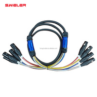 Câble multipaire XLR multicolore 8 canaux, 4/8/16/32 canaux, 20 mètres, câble audio multipaire XLR pour scène