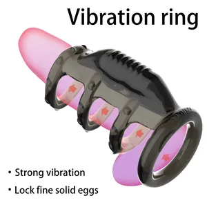 Penis Vibrerende <span class=keywords><strong>Ring</strong></span> Blijvende Vergroting Haan Stimuleert Massage Clitoris Voor Vrouw Mannen <span class=keywords><strong>G</strong></span> <span class=keywords><strong>Spot</strong></span> Vibrator - Product Image 3