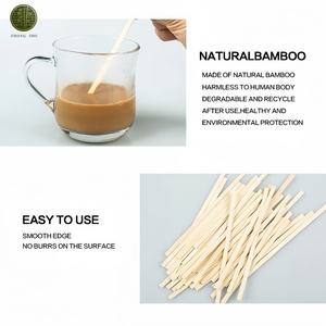 Palitos Agitadores de Café de Bambú Biodegradable Natural de 140 mm, con Logotipo Personalizado, Agitadores Desechables al por Mayor para Té, Cócteles, Cafeterías y Bares - Product Image 5