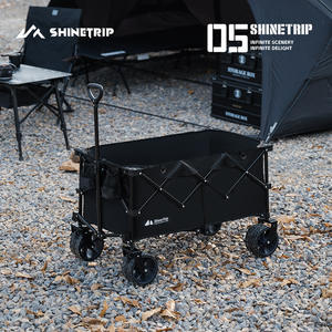 चमक यात्रा पर्वत मज़ा ऑल-एरिया स्टोरेज कार्ट फोल्डेबल पोर्टेबल चार-पहिया ट्रॉली हाथ पुश - Product Image 2