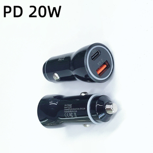 Promociones al por mayor PD 20W 5V 2.4A 2 en 1 <span class=keywords><strong>USB</strong></span> a Tipo <span class=keywords><strong>C</strong></span> Teléfono Adaptador de cargador de coche de carga rápida para cargador de coche - Product Image 1