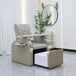 Sillón de Pedicura Eléctrico de Lujo Zxm para Salón de Uñas, con Funciones de Masaje, Sillón de Spa para Pedicura con Taburete - Product Image 4