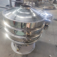 Kreisförmiges Vibrationssieb Holzpellet Lebensmittelindustrie Kräuter Kaffeebohnen Pulver Rundes Rotierendes Vibro-Sieb Siebmaschine