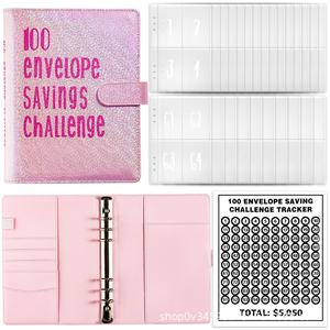 สมุดโน้ตปกหนังแบบแข็ง ลดราคาพิเศษ พร้อมชุดสมุดบันทึกแบบถอดได้ 100 วัน ท้าทาย<span class=keywords><strong>การ</strong></span>ออมเงิน - Product Image 6