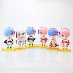 Re: Zero Kara Hajimeru Isekai Seikatsu Sexy Girl Cartoon Anime PVC Figure Collection Gift Model Toy Sets