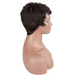 Joedir-Perruque Brésilienne <span class=keywords><strong>Courte</strong></span> Ondulée <span class=keywords><strong>Cheveux</strong></span> Naturels <span class=keywords><strong>pour</strong></span> Femme Noire - Product Image 5