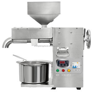 <b>Mini</b> Commercial T15 Oil Press Machine for Home Use Automatic Grade Screw Oil Maker for Sesame Olive Black Seed Coconut Raw - Product Image 4