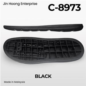 Semelle de chaussure pour homme de qualité supérieure, en PVC, antidérapante, résistante à l'eau, pour une utilisation régulière, offrant une adhérence stable, un soutien ferme et fiable - Product Image 2