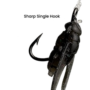 Chaîne de leurre de <span class=keywords><strong>pêche</strong></span> à la mouche réaliste appât souple crochet simple avec Double couche Figure ligne de <span class=keywords><strong>pêche</strong></span> à huit nœuds - Product Image 3