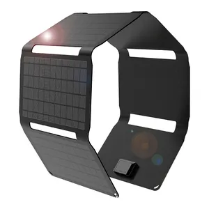 Soja 40W Flexibele Opvouwbare Commerciële Etfe Zonne-Energie Paneel Voor Camping Hoge Efficiëntie Draagbare Outdoor Black Ip67 E40