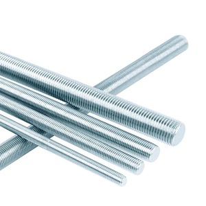 Ming Ao Threaded Rod 4.8mm Fully Threaded Right Hand Metric Grade A Carbon Steel Blue White Zinc Construction Industry - Product Image 1