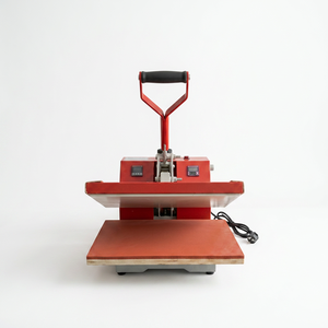 Máquina de Prensa de Calor Manual de Cama Plana 30x38 cm con Sensor Digital para Impresión de Camisetas, Tipo Mecánico, Color Rojo - Product Image 1