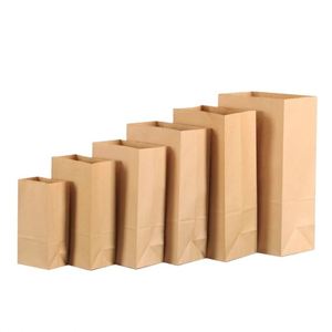 ถุงกระดาษคราฟท์สีน้ำตาลสำหรับใส่อาหารแบบไม่มีหูหิ้ว - Product Image 1