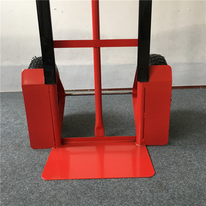 660LB Laadvermogen Concurrerende Prijs Hand <span class=keywords><strong>Trolley</strong></span> Met 14 In 4.00-6 Pneumatische Rubber Wiel En Zwarte Plastic Beschermende case - Product Image 4