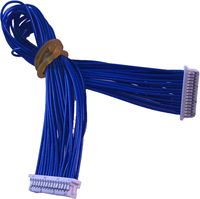 Kabel Harness Custom JST SHDR-30V-S-B 1.0mm 30Pin 28AWG Silikon 1500V untuk Koneksi Komputer dan Sepeda Motor