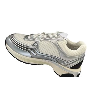 2026 New Designer Inspired Silver Sneakers, Luxury Chunky Mesh Platform Dad Shoes, Casual <b>Trainers</b> - Product Image 3
