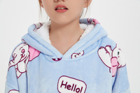 Vente en gros de couvertures à capuche Sherpa pour adultes, avec poche géante, lavables en machine, design personnalisable, style européen-américain