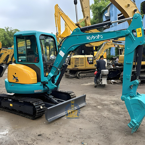 Mini-excavatrice sur chenilles Kubota U35 d'occasion, à rotation zéro, 3,5 <span class=keywords><strong>tonnes</strong></span>, avec moteur, importée du Japon - Product Image 3