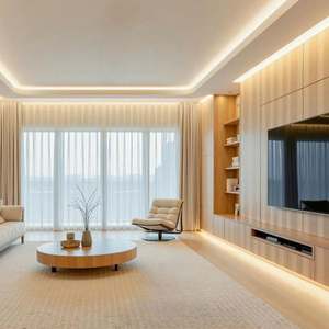 Juego Completo de Muebles de Madera Personalizados para Hotel y Villa, Gabinetes de Sala de Estar, Mesas de Comedor, Librerías, Armarios - Product Image 5