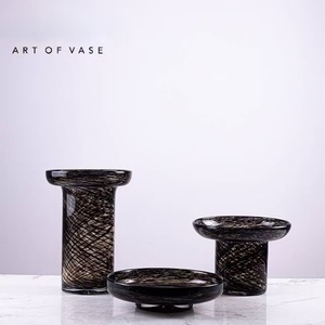 แจกันตั้งโต๊ะสไตล์โมเดิร์น ดีไซน์บล็อกสีสันสดใส แจกันแก้วขนาดเล็ก ขายส่งแจกันแก้วสำหรับตกแต่งบ้าน - Product Image 3