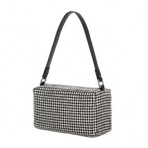 Nueva bolsa transversal femenina de moda, adornada con diamantes de imitación y diamantes, pequeña bolsa para vestidos de noche. - Product Image 1