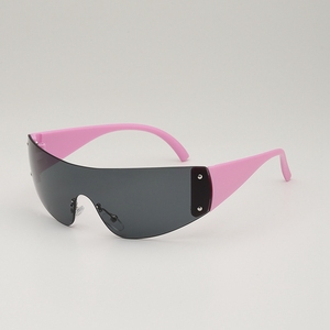 2023 New Y2K kẹo màu hài hước phóng đại mặt trời gương Khung của Nam giới và phụ nữ hợp thời trang đường phố chụp ảnh Kính mát hình dạng lõm - Product Image 5