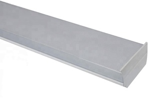 Plafonnier LED linéaire 2FT, corps en aluminium, couvercle en PMMA, blanc froid 5000K, montage en surface pour immeuble de bureaux - Product Image 3