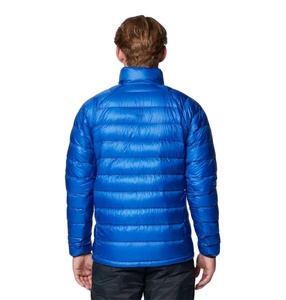 Chaqueta acolchada resistente al agua ligera para exteriores para <span class=keywords><strong>hombre</strong></span> personalizada con cremallera en el pecho y bolsillos para las manos Abrigo acolchado con cuello levantado - Product Image 4