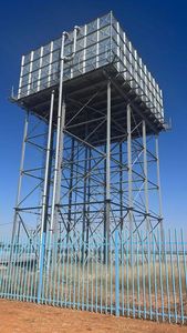 Réservoir d'<span class=keywords><strong>Eau</strong></span> en Acier Galvanisé de 50 m³ Sur Structure Métallique, Réservoir de Stockage d'<span class=keywords><strong>Eau</strong></span> Galvanisé à Chaud en Panneaux - Product Image 4