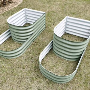 Jardinera Elevada de Acero Galvanizado Premium, Resistente a Impactos, Personalizable, para Jardineros Caseros Aficionados - Product Image 6