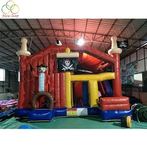 New Design Pirate Ship Jumping Bouncy Castle Inflatable Bounce House Bouncer for Sale