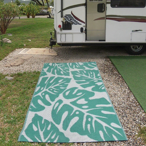 Personnalisé Réversible 100% Polypropylène Intérieur Extérieur Tapis Tapis Lavable Imperméable Jardin Camping Pique-Nique Plage <span class=keywords><strong>Caravane</strong></span> Tapis - Product Image 2